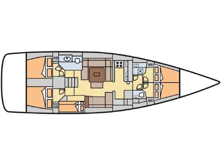 Voilier Dufour 512 Grand Large (2017) pour Charter - Cogolin | #13975 - 44
