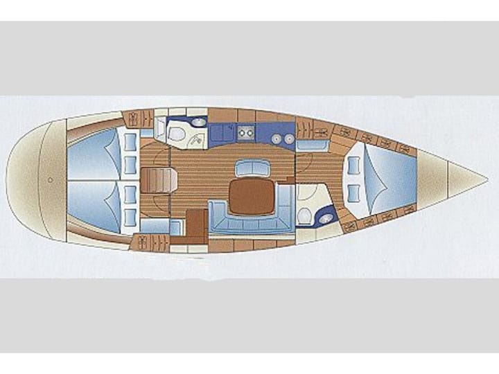 Segelboot Bavaria  44 (2004) für Charter - Limenas Avdiron | #14036 - 14