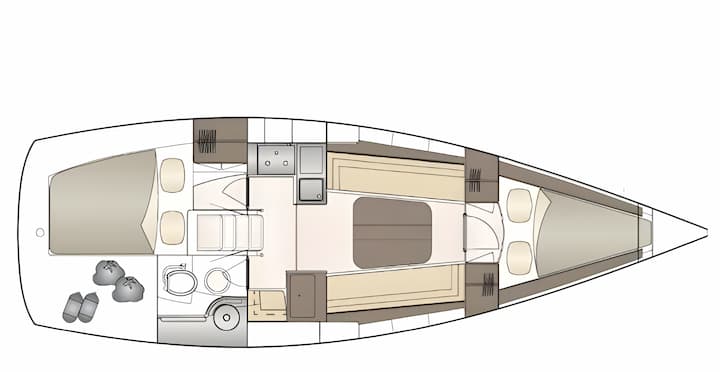  Barca a vela Dehler 32 (2016) per Noleggio, overcloccabile Arzon | #14052 - 2