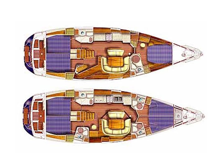 Sailboat Jeanneau Sun Odyssey 49 DS (2006) for Charter - Portoferraio | #14139 - 3