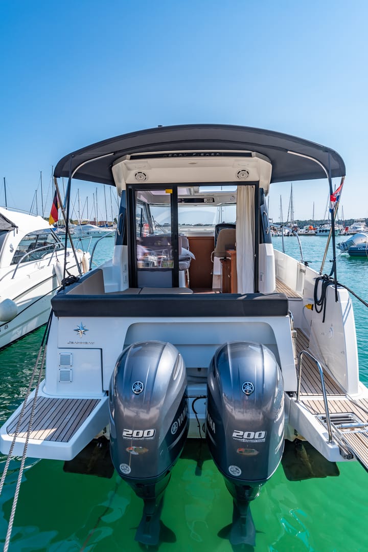 Jeanneau Merry Fisher 895 Kiralık Sürat Teknesi (2017) - Pula | #14163 - 16