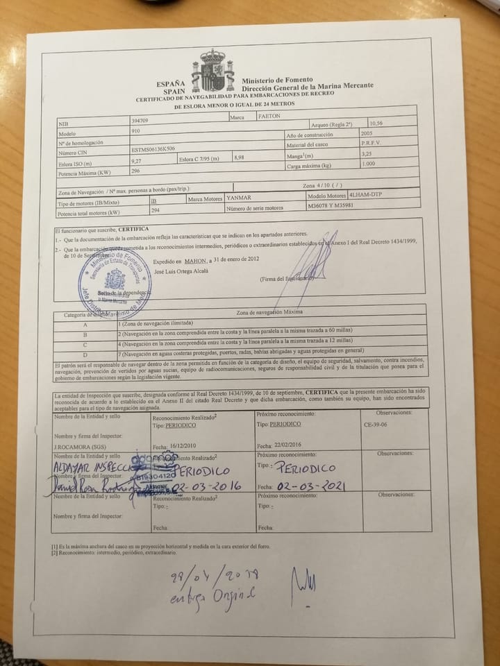 Faeton Moraga 910 Kiralık Sürat Teknesi (2005) - Santa Ponça | #14239 - 27