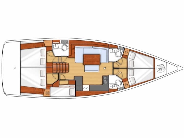 Sailboat Beneteau Oceanis 48 (2015) for Charter - Athens | #14361 - 3