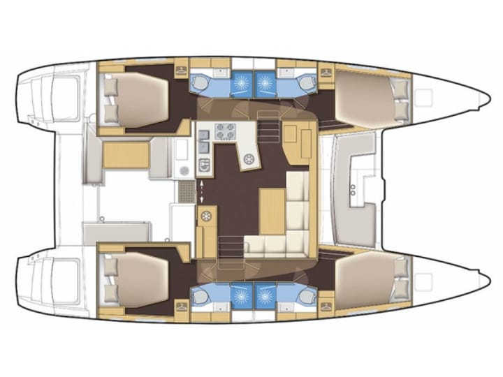  Catamaran Lagoon  450 (2015) voor Charter - Capo d'Orlando | #14426 - 20