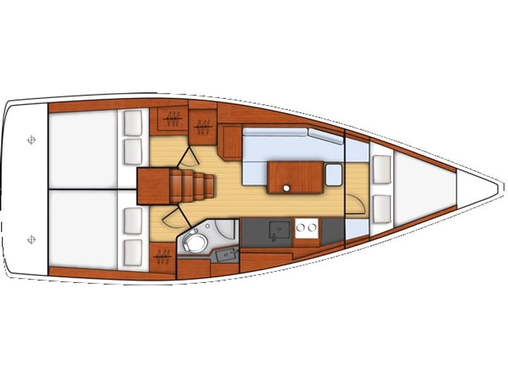 Sailboat Beneteau Oceanis 35 R (2016) for Charter - Split | #14449 - 27
