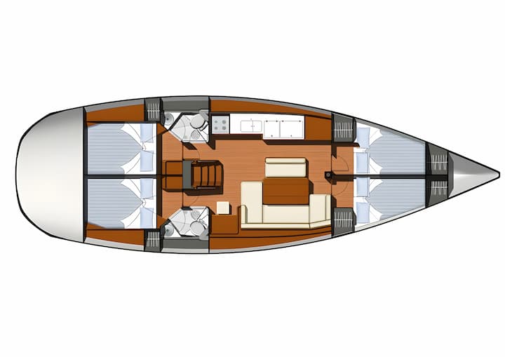 Jeanneau Sun Odyssey 44i Kiralık Yelkenli (2010) - Arzon | #14486 - 2