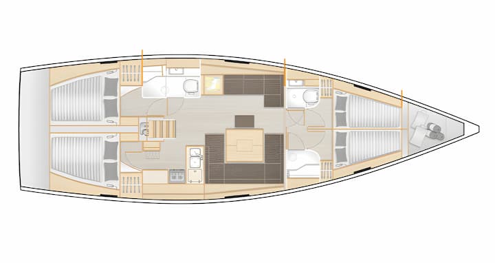 Sailboat Hanse  458 (2023) for Charter - Arzon | #14541 - 2
