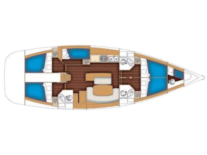 Sivota 15.62 m Per noleggio Barca a vela - #14553 - 7