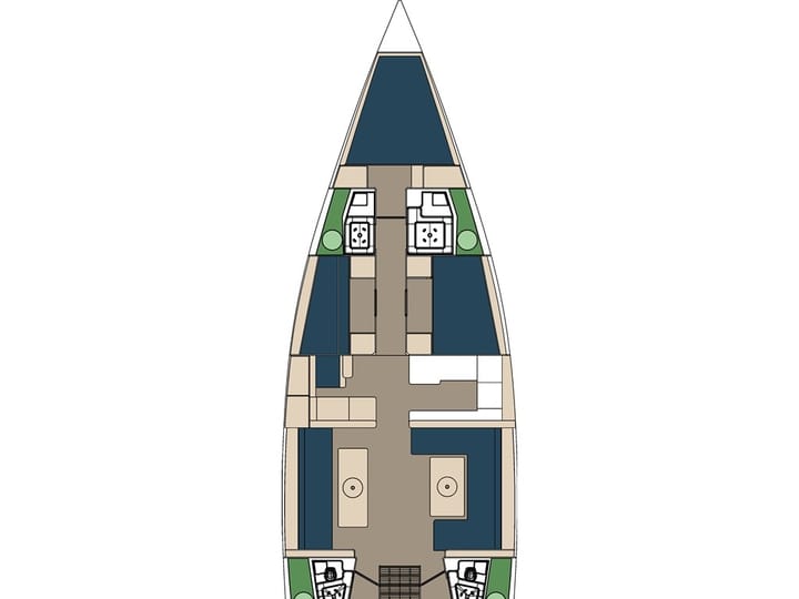 Sailboat Ascend D&D Kufner 54 for Charter - Ponza | #14562 - 29