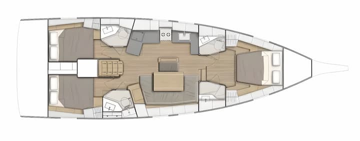Palermo 14.6 m Voor Charter Zeilboot - #14593 - 2
