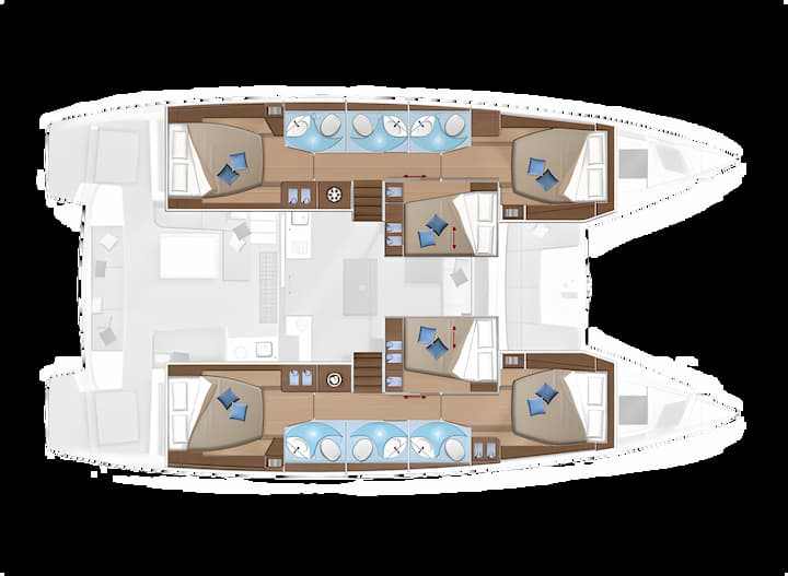 Athen 15.54 m Für Charter Katamaran — #14661 - 2