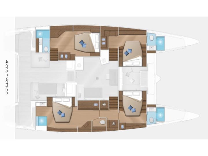  Catamarán Lagoon  52 (2017) para Charter - Sukošan | #14719 - 193