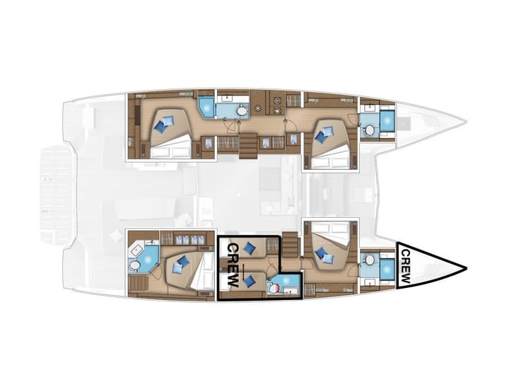 Catamaran Lagoon 55 (2023) pour Charter - Capo d'Orlando | #14759 - 15