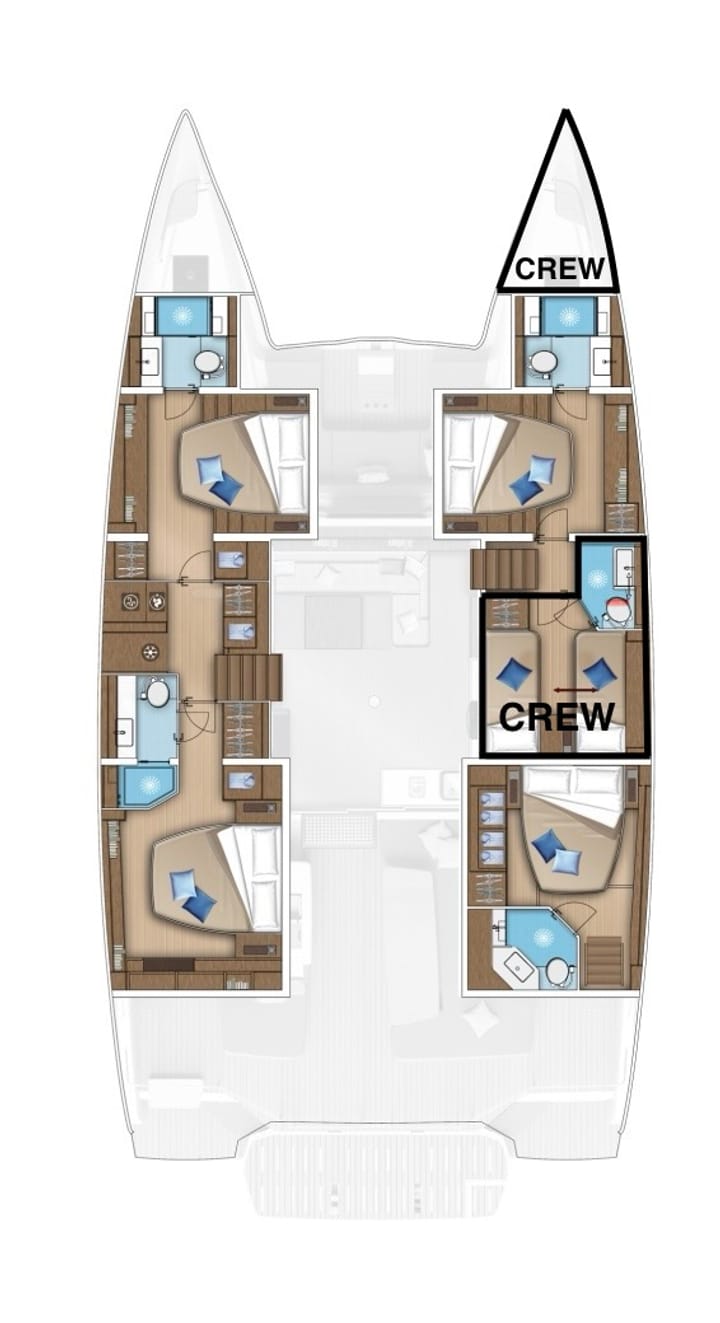 Catamaran Lagoon 55 (2023) pour Charter - Capo d'Orlando | #14759 - 14