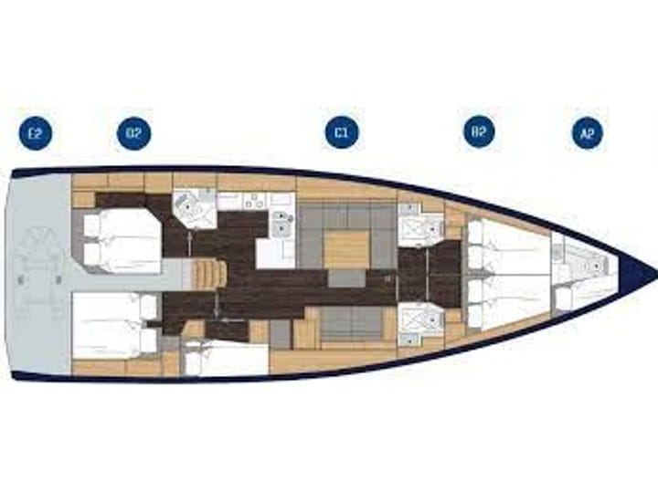  Zeilboot Bavaria  Cruiser 50 (2023) voor Charter - Castiglioncello | #14813 - 7