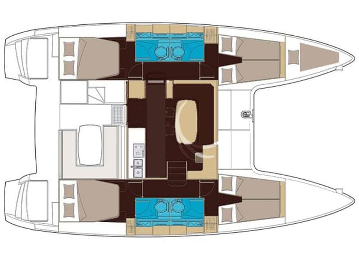Catamaran Lagoon 400 S2 (2016) for Charter - Porto Rotondo | #14929 - 8