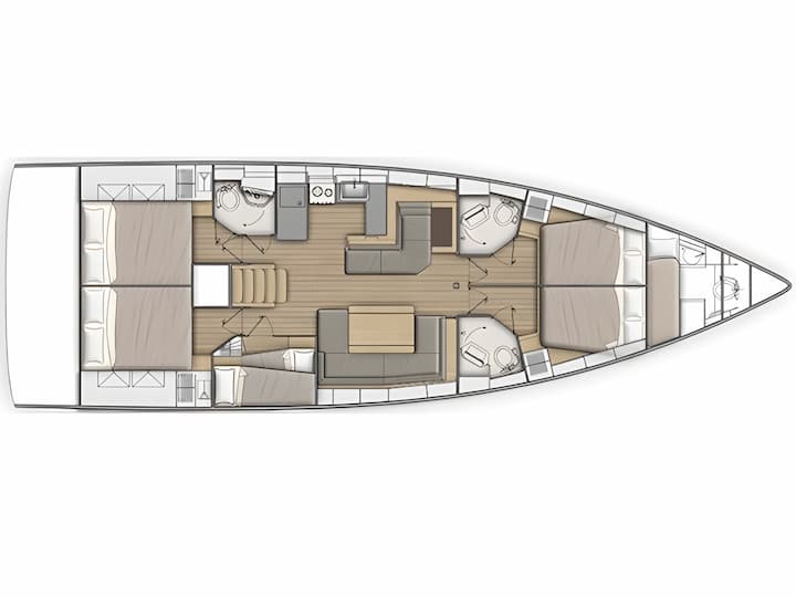 Beneteau Oceanis 51.1 Kiralık Yelkenli (2022) - Atina | #15032 - 2