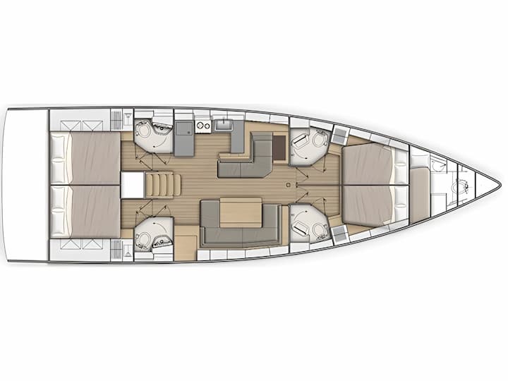 Sailboat Beneteau Oceanis 51.1 (2021) for Charter - Athens | #15098 - 2