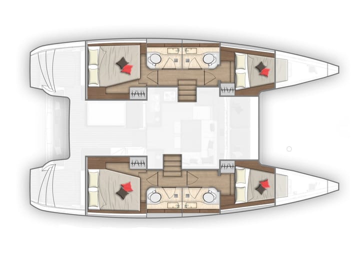 Pireo 12.1 m Per noleggio Catamarano - #15183 - 12