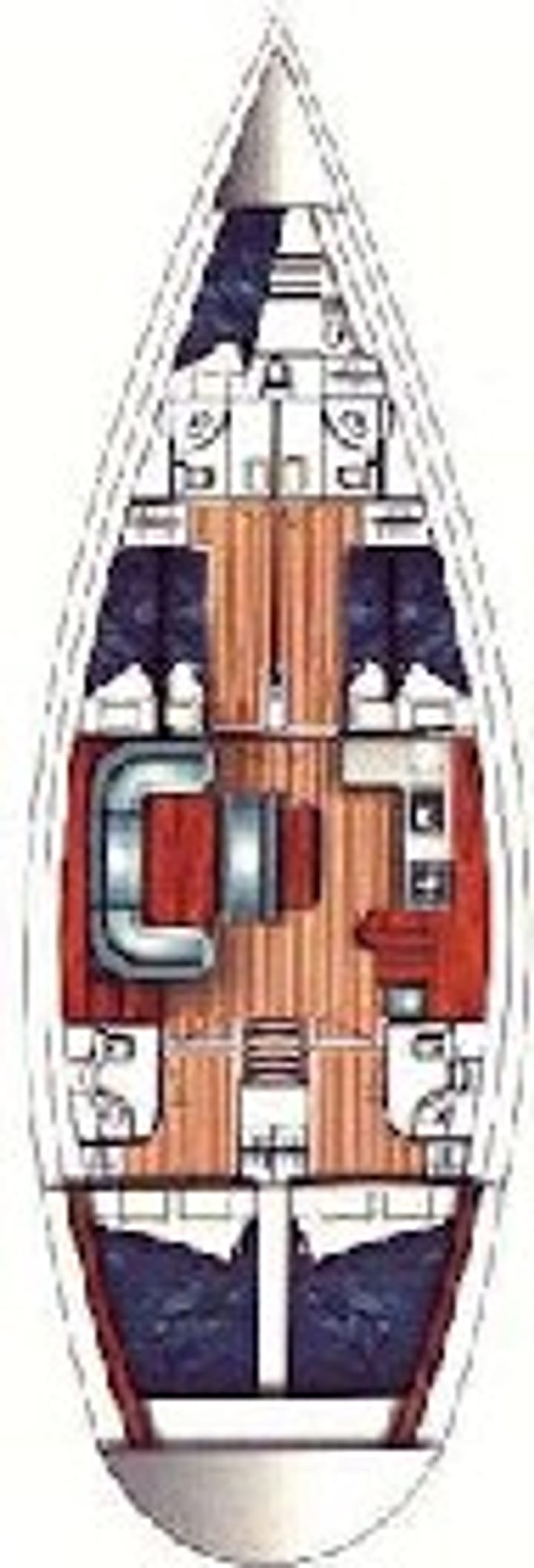 Sailboat Ocean Star 51.1 (2000) for Charter - Korfos | #15256 - 3