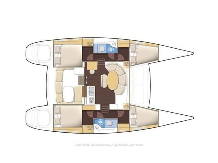 Catamaran Lagoon  380 S2 (2017) for Charter - Porto Rotondo | #15291 - 8