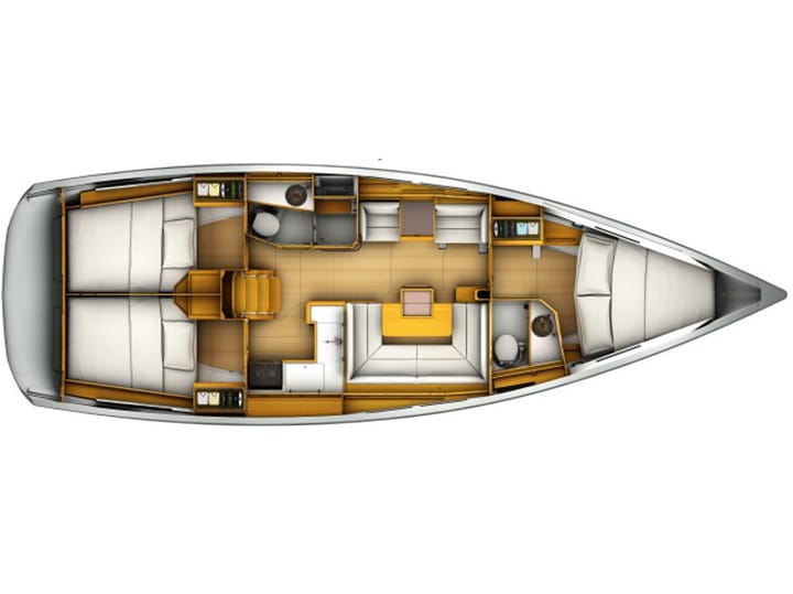 Lefkada 12.8 m For Charter Voilier - #15384 - 17