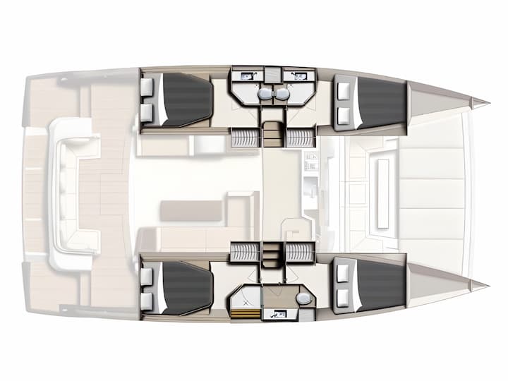 Sitges 12.85 m Para Charter Catamarán - #15400 - 2