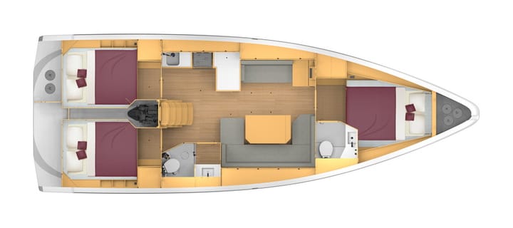 Voilier Bavaria  42 Cruiser (2023) pour Charter - Lefkada | #15413 - 13