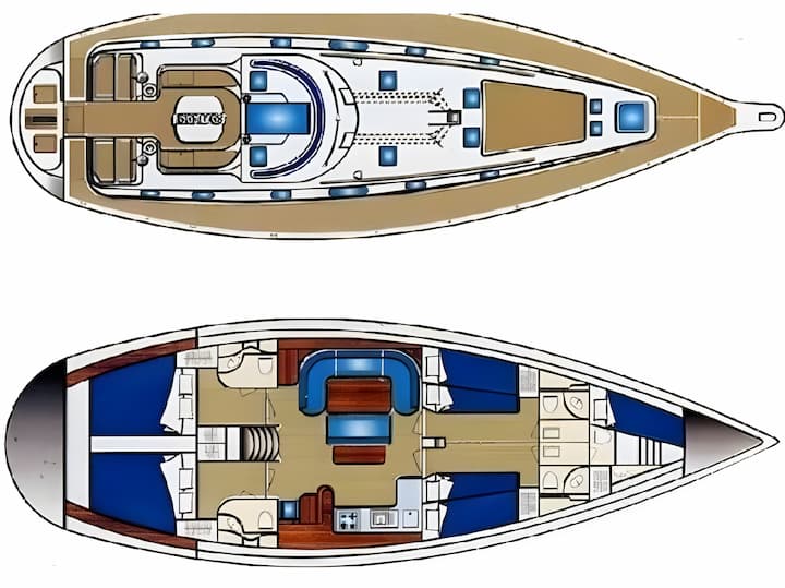 Segelboot Ocean Star 51.2 (2008) für Charter - Athen | #15467 - 2