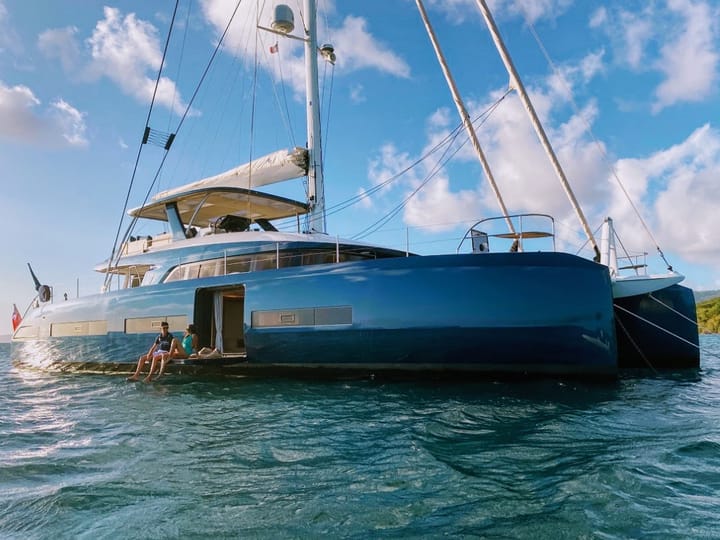 Mahe, Victoria Catamaran 4 cabin 8 berths 8 guests 23.77 m Listing Number: #15473