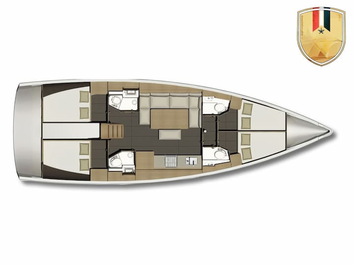 Kaštel Gomilica 14.15 m Per noleggio Barca a vela - #15620 - 53