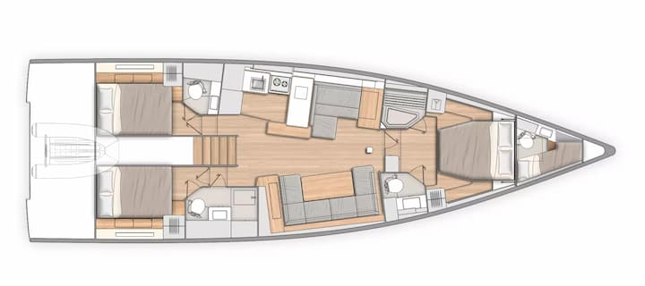 Beneteau Oceanis 54 Kiralık Yelkenli (2023) - Kaštel Gomilica | #15816 - 2