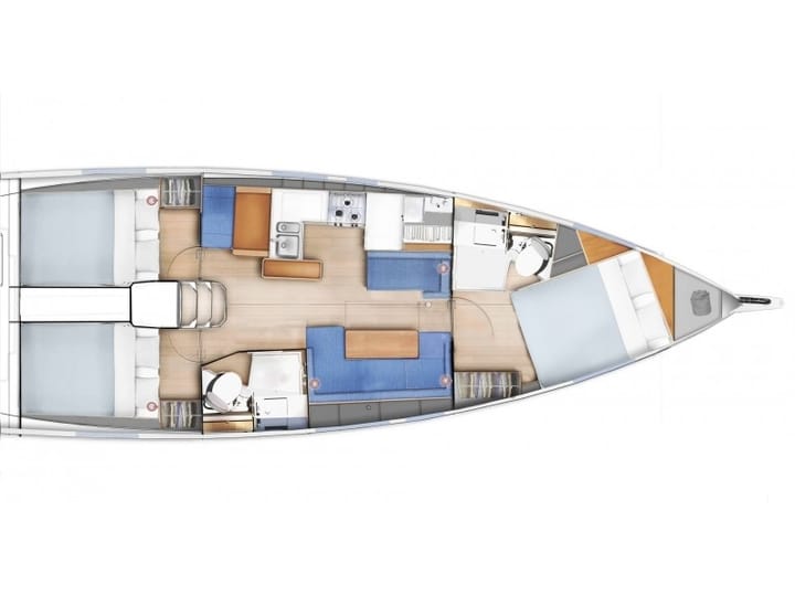Puntone - Follonica 12.95 m Per noleggio Barca a vela - #15936 - 3
