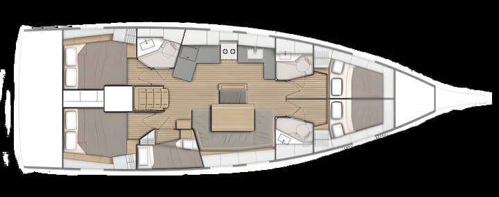  Barca a vela Beneteau Oceanis 46.1 (2023) per Noleggio, overcloccabile Portisco | #15979 - 2