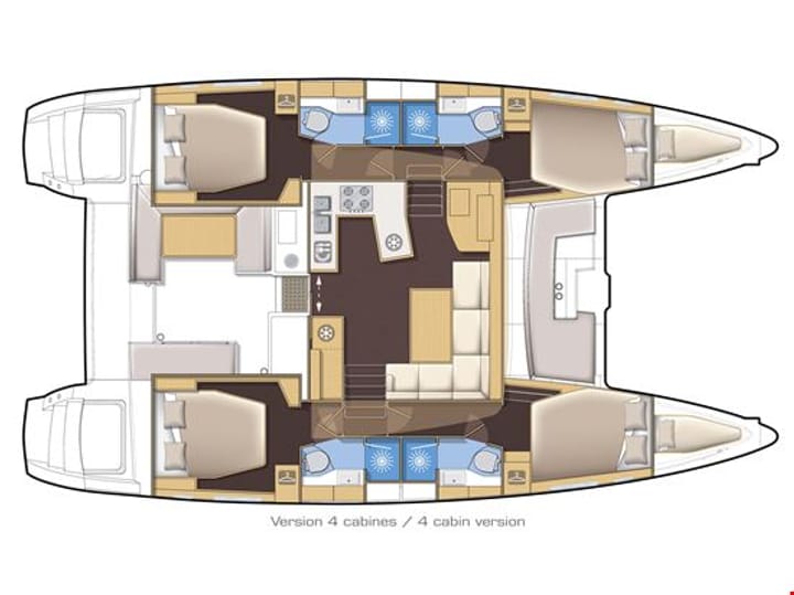Split 13.96 m Für Charter Katamaran — #16008 - 14