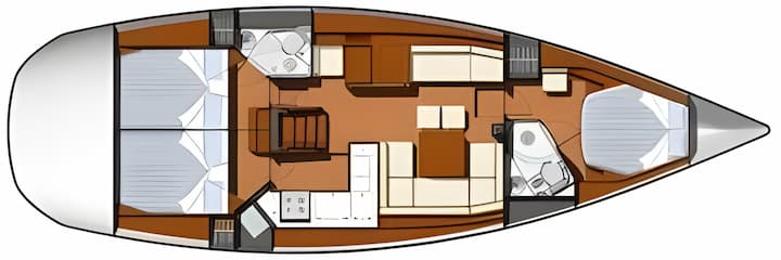 Sailboat Jeanneau Sun Odyssey 45 DS (2010) for Charter - Palairos | #16021 - 2