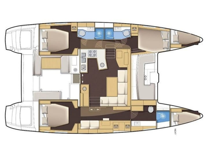  Catamaran Lagoon 450F (2018) voor Charter - Sant Antoni de Portmany | #16099 - 16