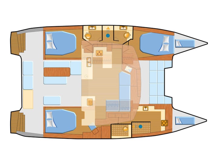 Rogoznica 12.58 m For Charter Catamaran - #16128 - 32