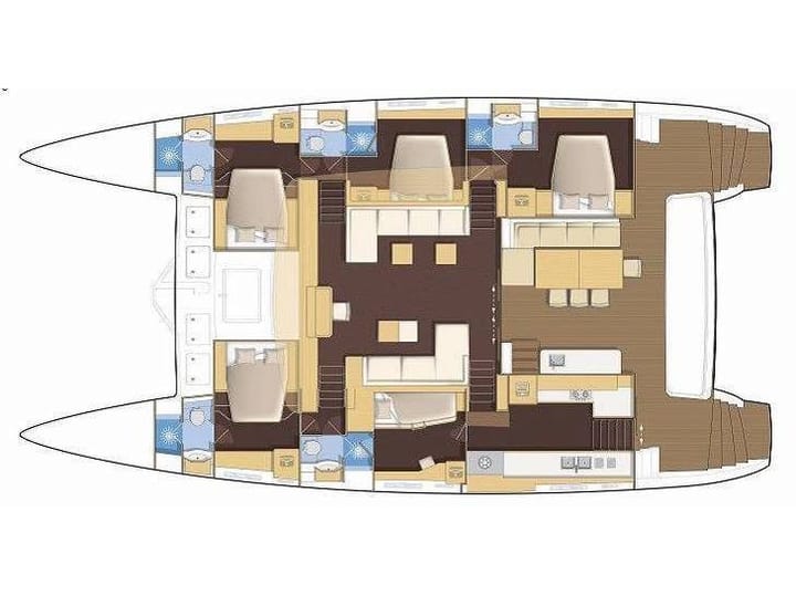 Catamaran Lagoon  620 (2020) for Charter - Marigot, Saint Martin | #16129 - 31