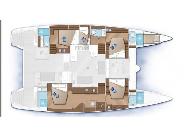 Portisco 15.84 m Para Charter Catamarán - #16251 - 19