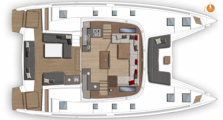 Catamaran Lagoon  50 (2019) for Charter - Rogoznica | #16318 - 3