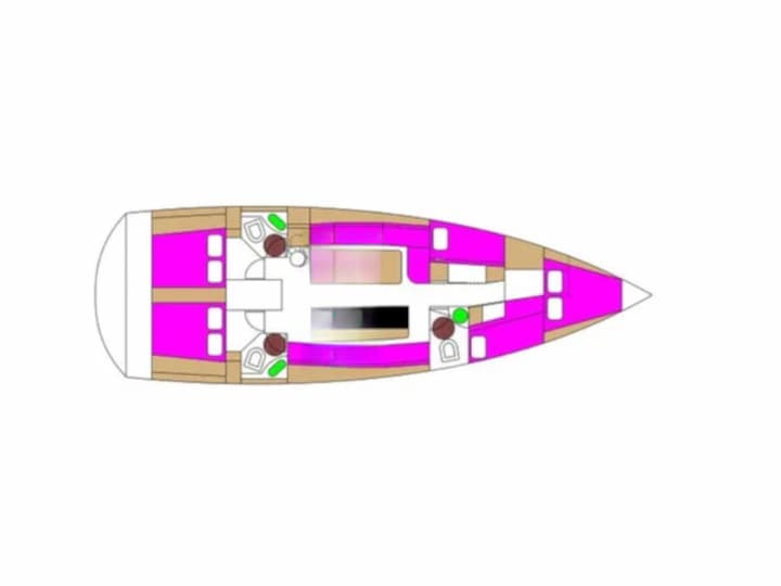 Trogir 14.93 m Für Charter Segelboot — #16452 - 20