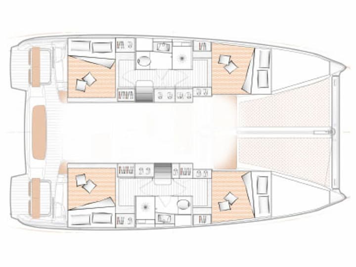 Paros 11.33 m For Charter Catamaran - #16530 - 3