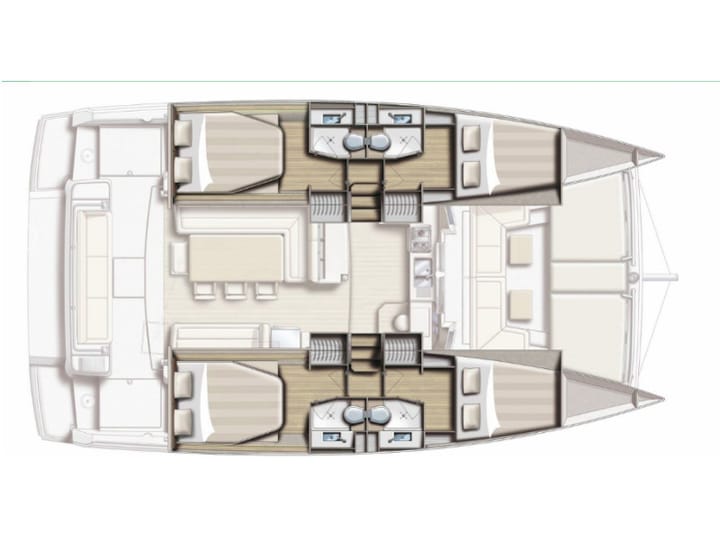 Catamaran Bali  4.1 (2020) for Charter - Paros | #16539 - 6