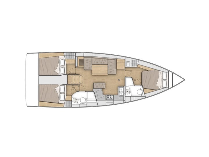  Zeilboot Beneteau Oceanis 40.1 (2021) voor Charter - Zadar | #16590 - 4