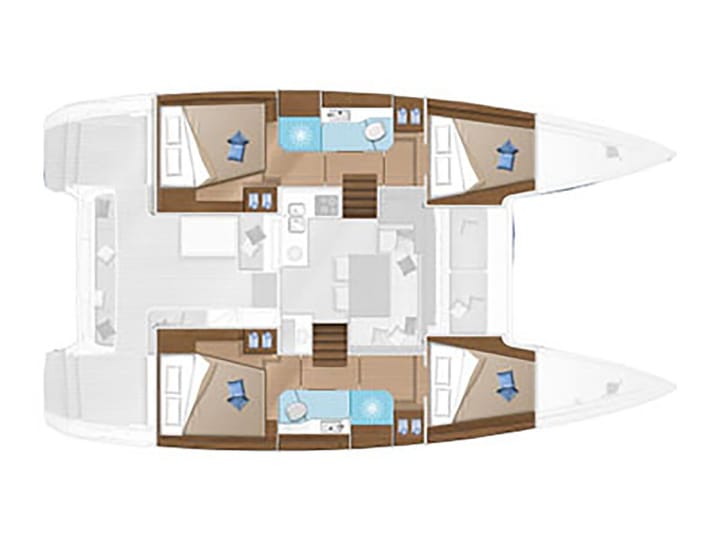  Catamarán Lagoon  40 (2021) para Charter - Bormes-les-Mimosas | #16633 - 10
