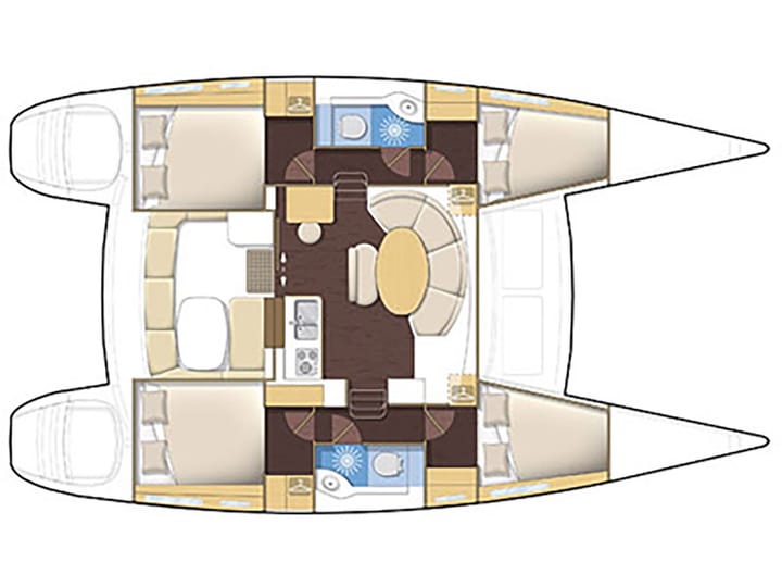 Catamaran Lagoon  380 (2019) pour Charter - Paros | #16639 - 17