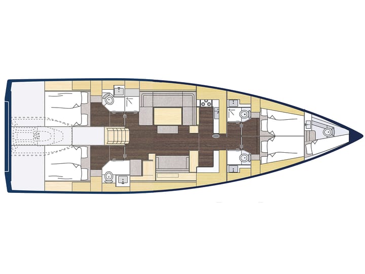 Sailboat Bavaria C57 Style (2022) for Charter - Lefkada | #16679 - 3