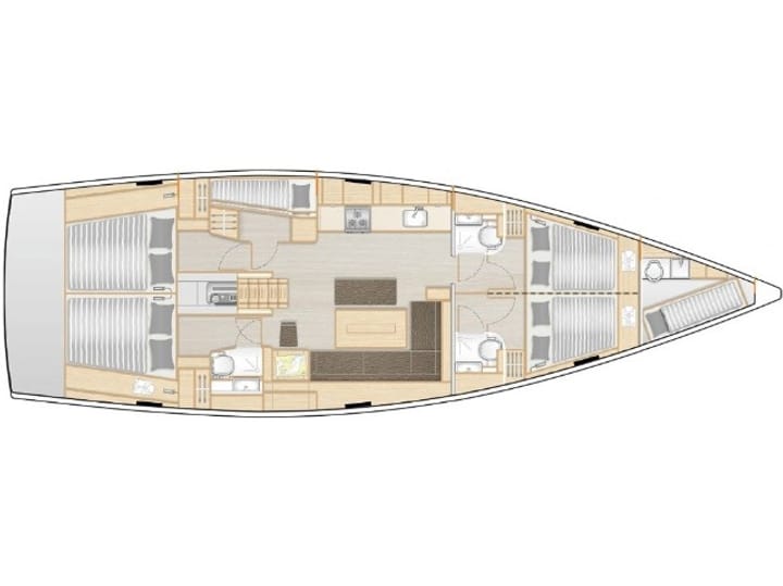 Athènes 15.55 m For Charter Voilier - #16801 - 3