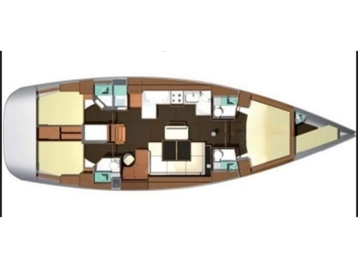 Sailboat Dufour  525 Grand Large (2007) for Charter - Capo d'Orlando | #16934 - 3